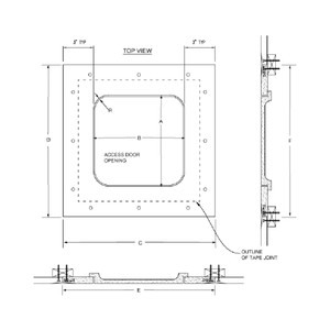 If you need the 12” X 24” Pop-Out Radius Corner - Access Panel for Ceilings, choose Best Access Doors!