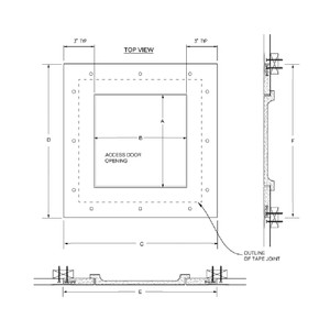 If you need the 16” x 16” Pop-Out Square Corner Access Panel for Ceilings, choose Best Access Doors!