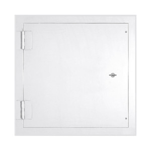 18 x 18 Flat Frame 10 Gauge Steel Security with Detention Deadlock California Access Doors