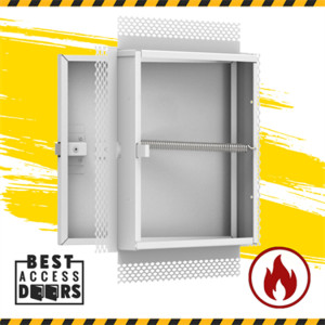 18 x 18 Fire Rated Non Insulated Access Panel with Plaster Flange California Access Doors