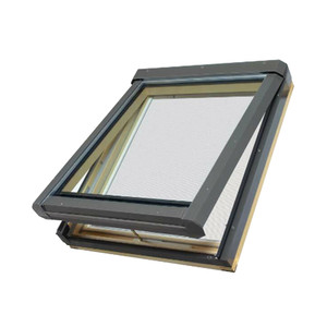 24" x 27" Manual Vented Deck-Mount Skylight Laminated Glass