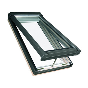 24" x 38" Electric Vented Deck-Mount Skylight Laminated Glass