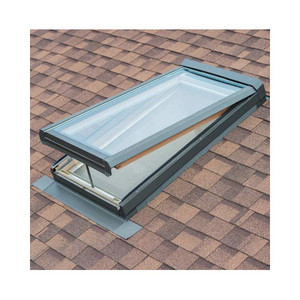 24" x 38" Electric Vented Deck-Mount Skylight Laminated Glass