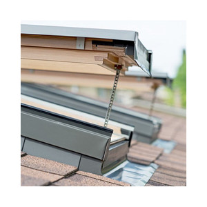 32" x 55" Electric Vented Deck-Mount Skylight Laminated Glass