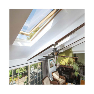 32" x 55" Solar Venting Deck-Mount Skylight Laminated Glass