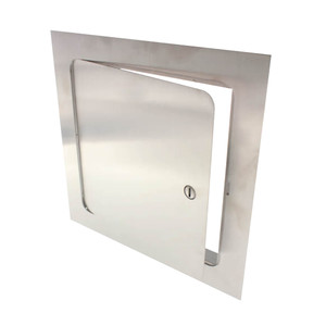 16" x 16" Universal Flush Premium Access Door with Flange - Stainless Steel