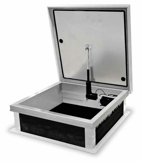 30" x 36" Electric Actuation Aluminum Roof Hatch