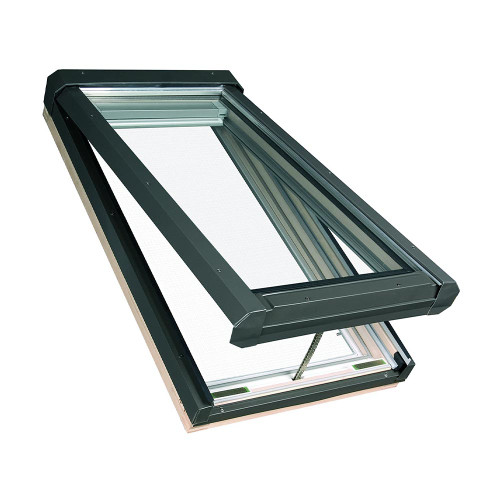 32" x 46" Electric Vented Deck-Mount Skylight Laminated Glass