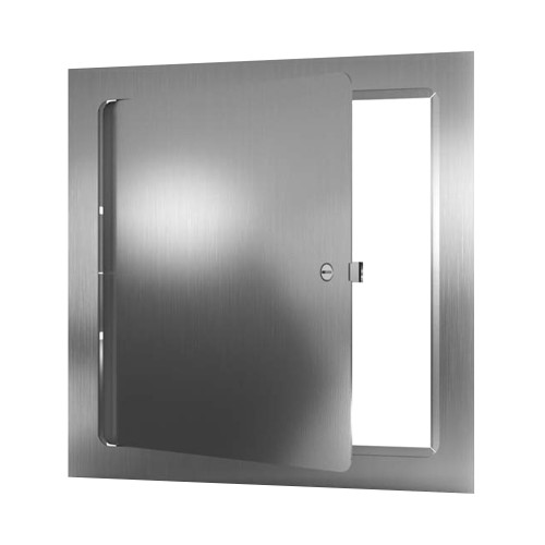 8" x 8" Universal Flush Premium Access Door with Flange - Stainless Steel