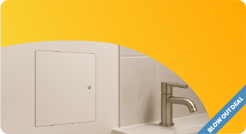 Hinged Square Corner - Gypsum Access Panel for Walls or Ceilings