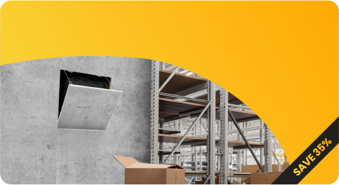 Drywall Inlay With Fully Detachable Hatch