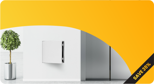 Concealed Touch Latch Aesthetic Door With Mud In Flange