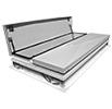 BA-GSV-DL Galvanized Double Leaf Smoke Vent