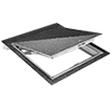 BA-HFR-18 Hinged Floor Hatch Recessed for Vinyl Tile/Carpet