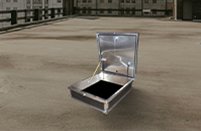 Ladder Access Roof Hatch - Aluminum