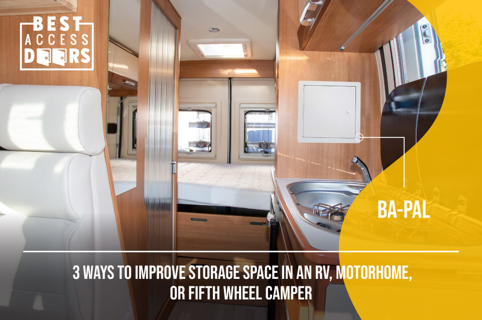 3 Ways to Improve Storage Space in an RV, Motorhome, or Fifth Wheel Camper