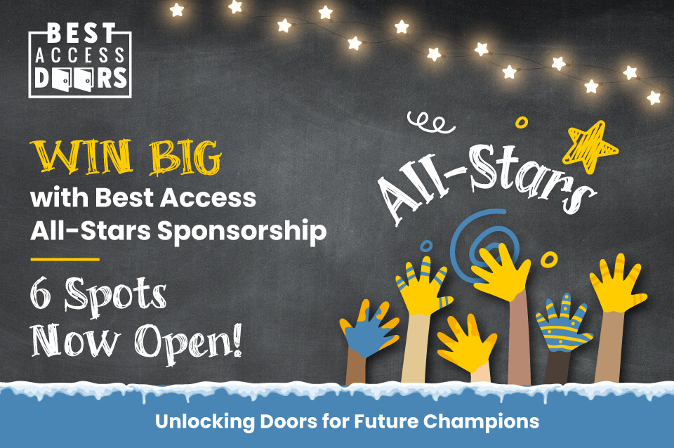 Win Big with Best Access All-Stars Sponsorship - 6 Spots Now Open!