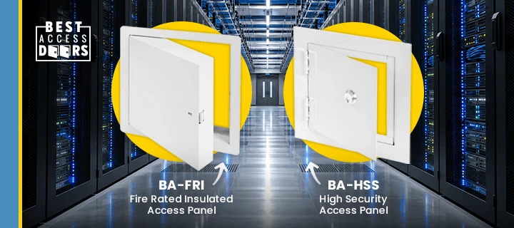 High-Security vs Fire-Rated Access Panels in Data Centers: What Is the Difference?