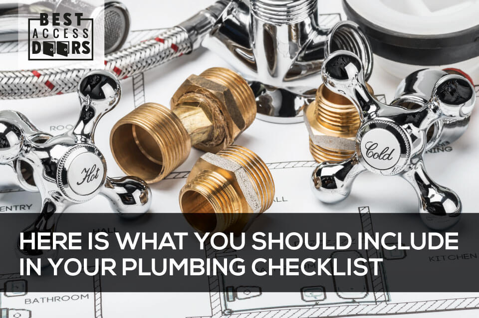 Here is What You Should Include in Your Plumbing Checklist