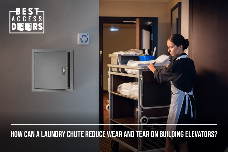 How Can a Laundry Chute Reduce Wear and Tear on Building Elevators?