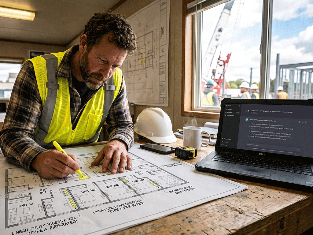 How to Use AI to Plan Maintenance Access Before Construction Starts