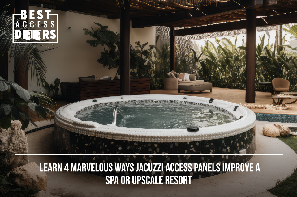 Learn 4 Marvelous Ways Jacuzzi Access Panels Improve a Spa or Upscale Resort