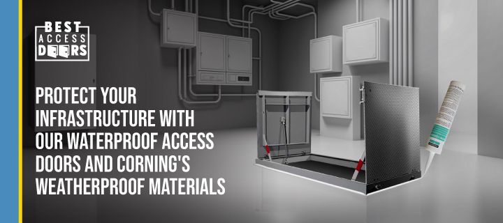 Protect Your Infrastructure with Our Waterproof Access Doors and Corning's Weatherproof Materials