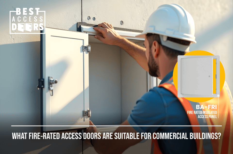 What Fire-Rated Access Doors Are Suitable for Commercial Buildings?