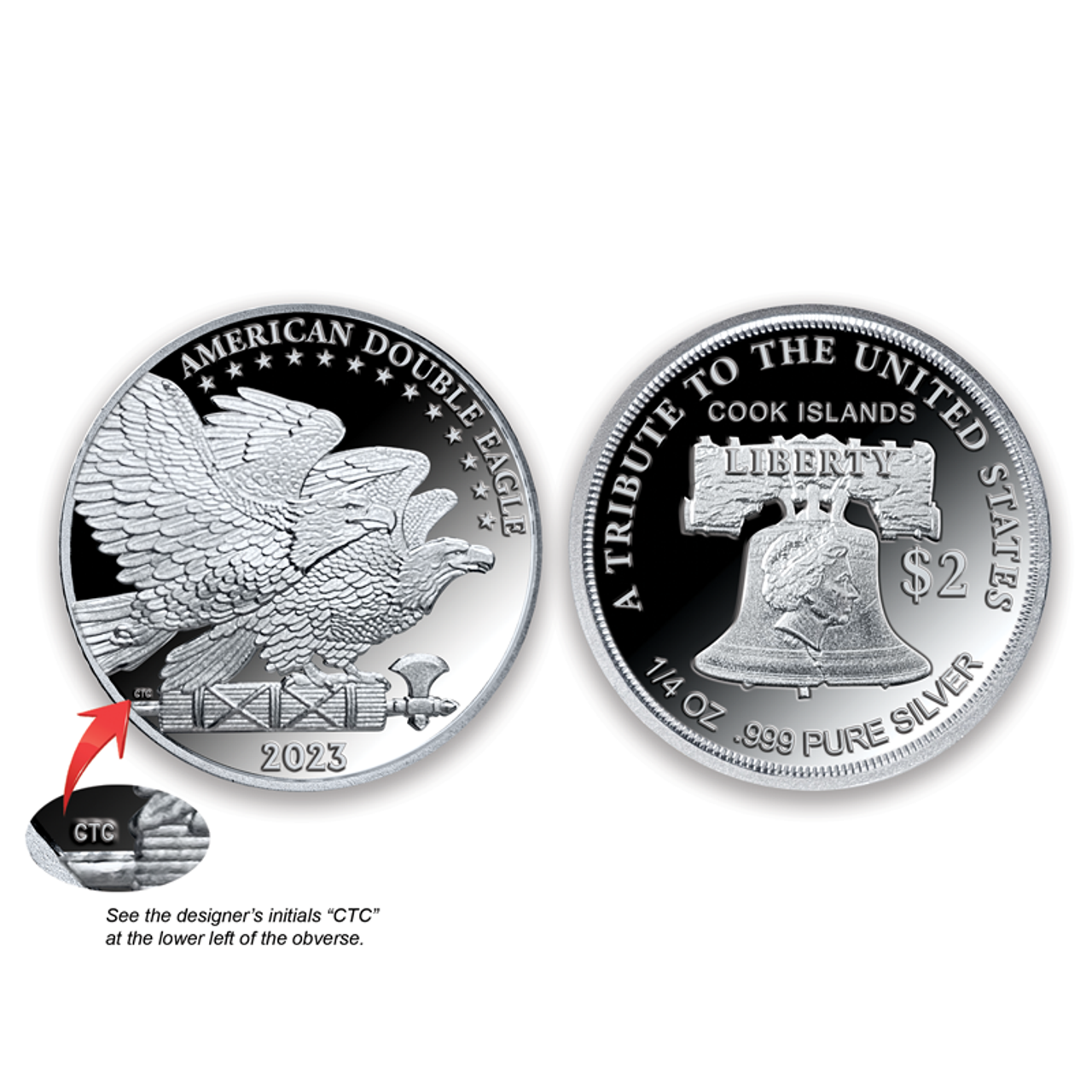 2023 Double Eagle Silver 2 Coin National Collector's Mint
