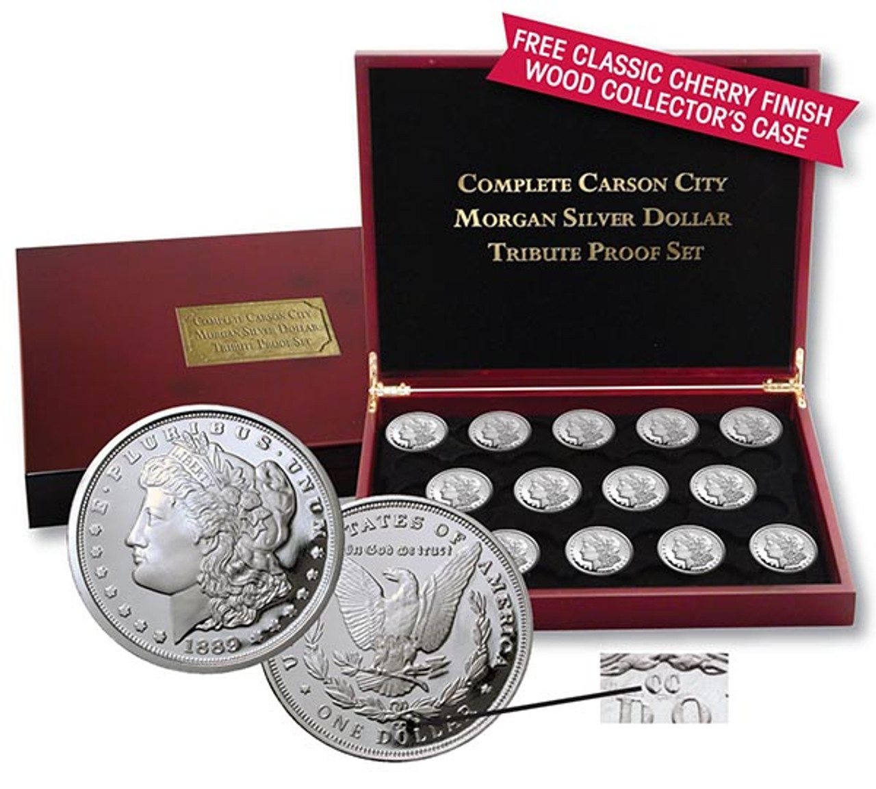 The Complete “Carson City” Morgan Silver Dollar Tribute Proof 