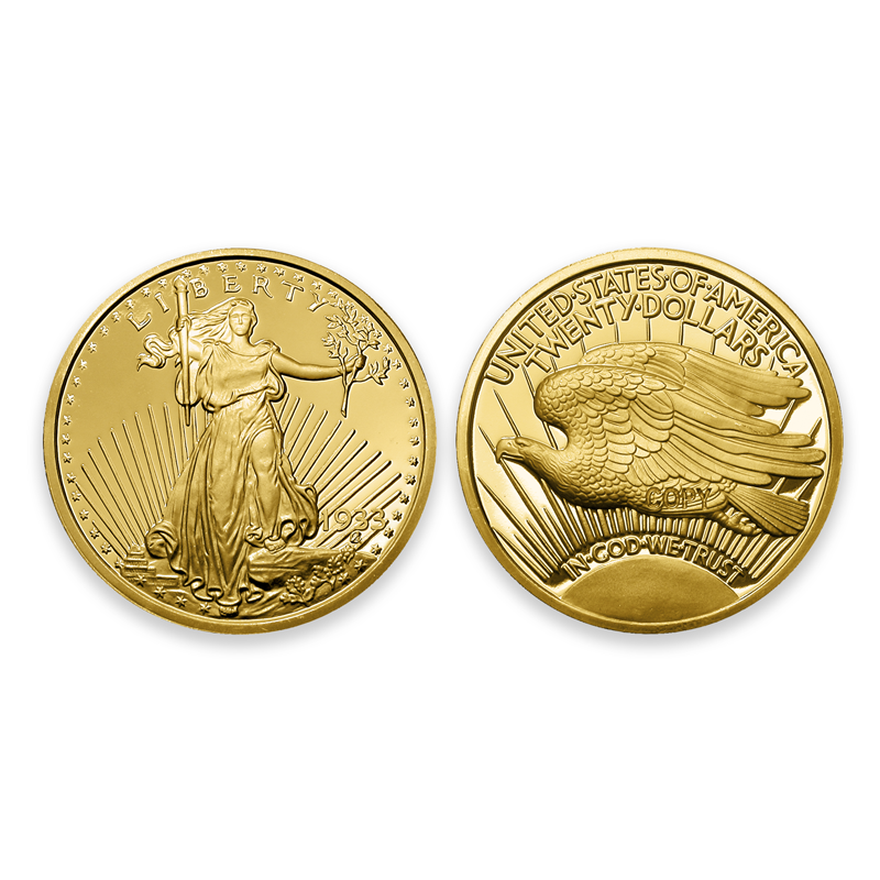1933 Double Eagle Tribute Proof - National Collector