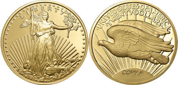 5 piece Million Dollar Tribute Proof Set - National Collector's Mint