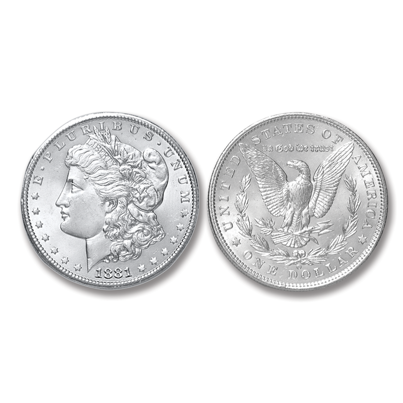 1881-O Morgan Silver Dollar - Brilliant Uncirculated Condition
