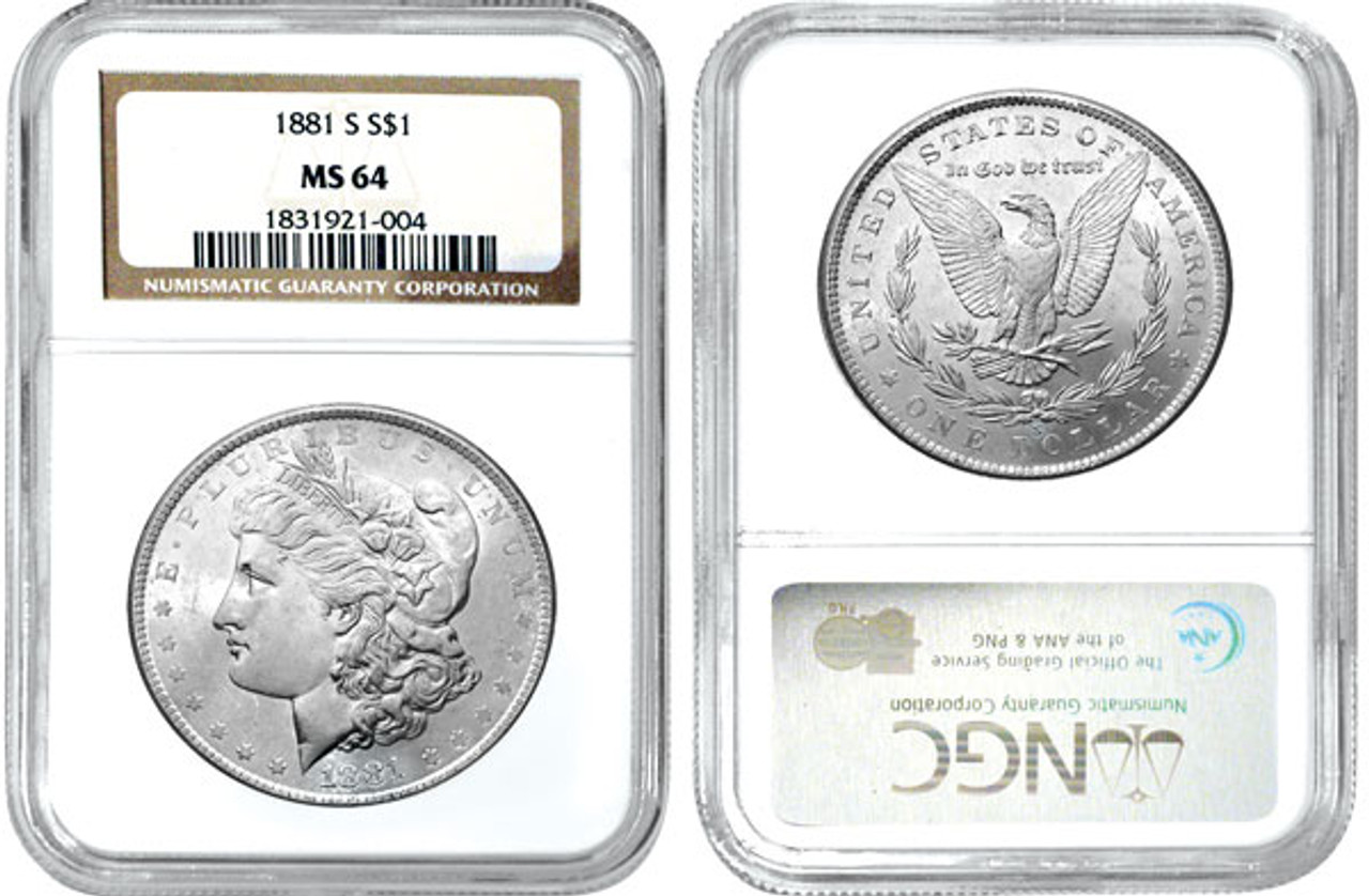MS64 Morgan Silver Dollars - National Collector's Mint