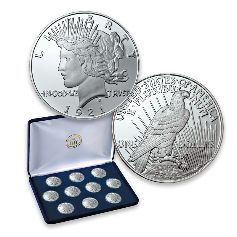 Peace Dollar Tribute Proof Date Set - National Collector's Mint