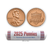 A picture of 50-Coin Roll of BU 2025 Pennies