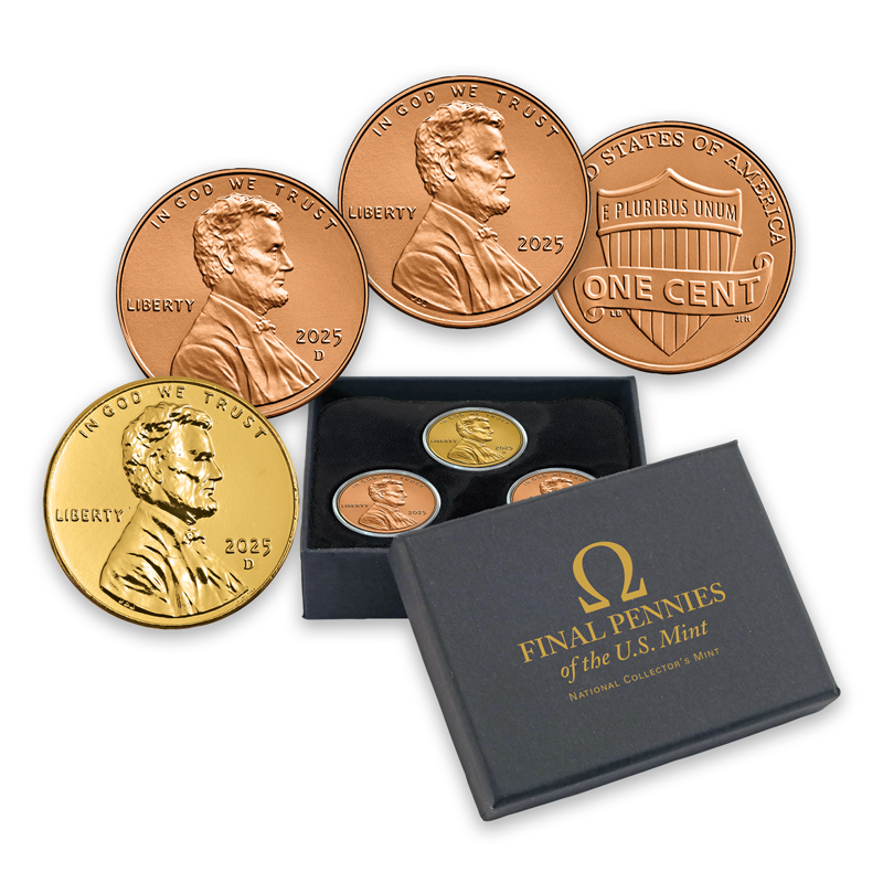 A picture of Final Pennies of the U.S. Mint 3-Coin Set