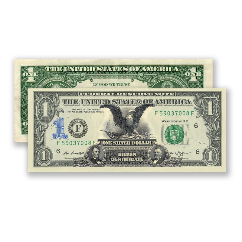 1899 $1 "Black Eagle" Silver Certificate Tribute