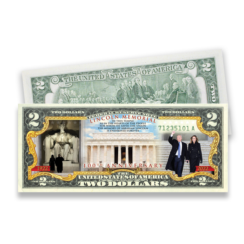 An image of the Lincoln Memorial Commemorative product.