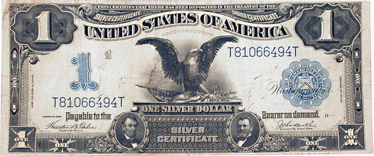Buying/Selling 1899 $1 One Dollar Silver Certificates Black Eagle