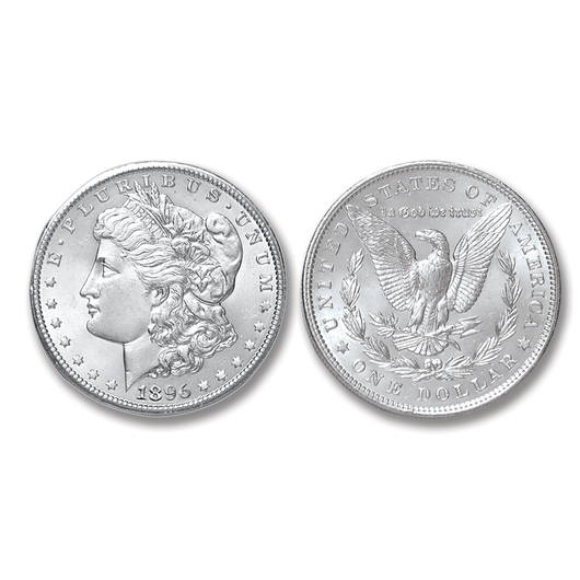 1896-P Morgan Silver Dollar - Brilliant Uncirculated Condition