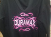 DuramaxGear - Women's Zip-Up Hoodie- Pink and White (T14016)