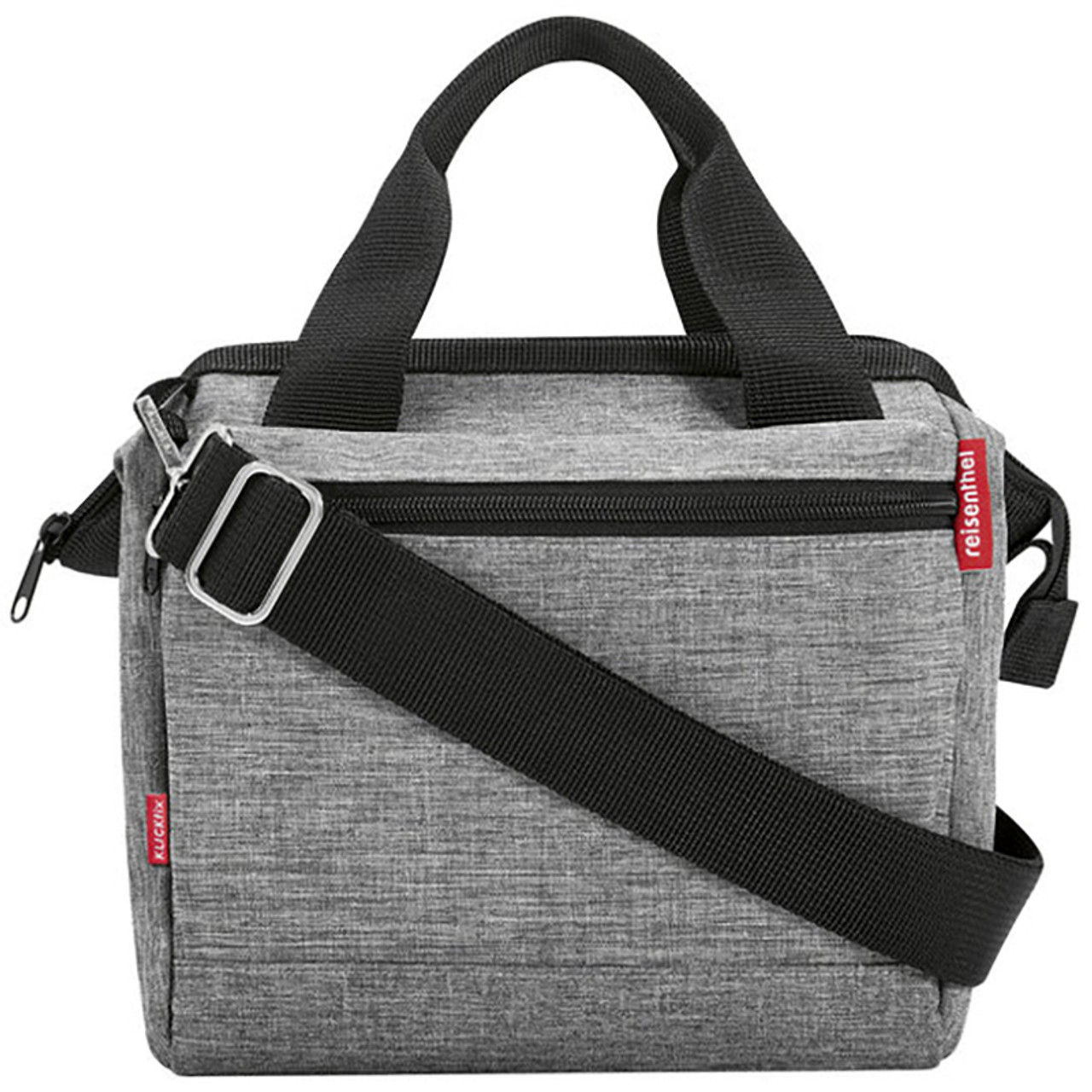 Vervloekt Voorwaarde Laan Roomy Handlebar bag - twist silver by KLICKfix