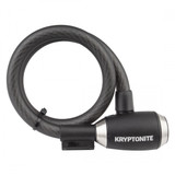 Kryptonite KryptoFlex 1565 Key 2.125 ft x 15 mm Cable Lock with Bracket - Black