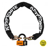 Kryptonite New York Cinch Ring 1213 4.25 ft x 12 mm Chain Lock with 14 mm EVS4 Disc Lock