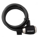 Kryptonite KryptoFlex 815 Key 5 ft x 8 mm Cable Lock with Bracket - Black