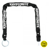 Kryptonite Lock 912 Plug Chain 9 mm x 120 cm Frame Ring Lock - Black