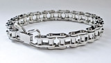 Wippermann Biker Chain Bracelet - Small, Color Silver
