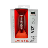 Cateye TL‑LD800N ViZ150 Rear Light – 150 Lumen USB‑C Rechargeable Tail Light