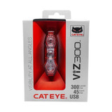CatEye ViZ300 TL‑LD810 — 300 lm Rear Safety Light (Daytime Hyperflash)